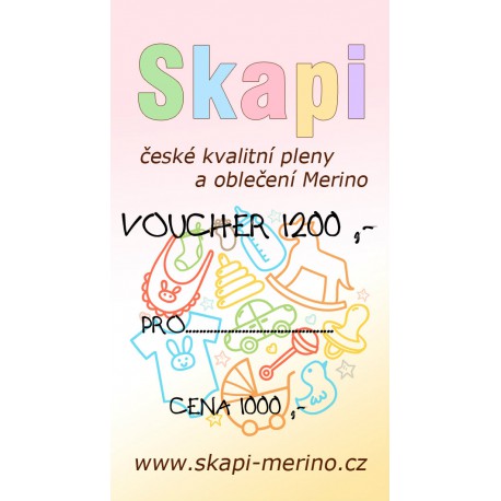 VOUCHER 1200 KČ